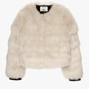 Zara Faux Fur Coat